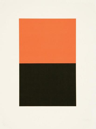 Appraisal: Ellsworth Kelly b untitled from prints for phoenix house lithograph