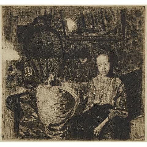 Appraisal: Kathe Kollwitz - FOUR ALEXANDER VON DER BECKE ETCHINGS JUNGES