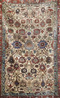 Appraisal: Fine th C Persian Silk Rug Fine th C Persian