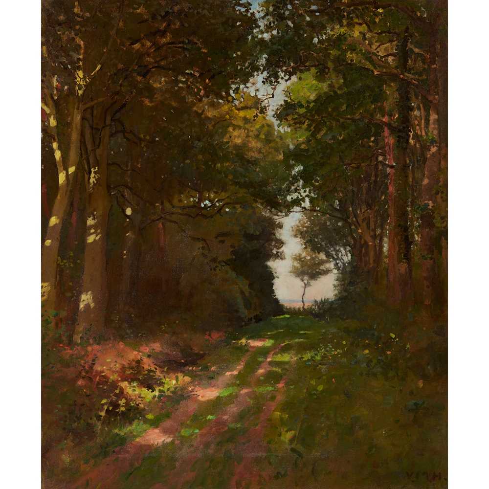 Appraisal: VEREKER MONTEITH HAMILTON SCOTTISH - SUNLIT PATH THROUGH THE WOODS