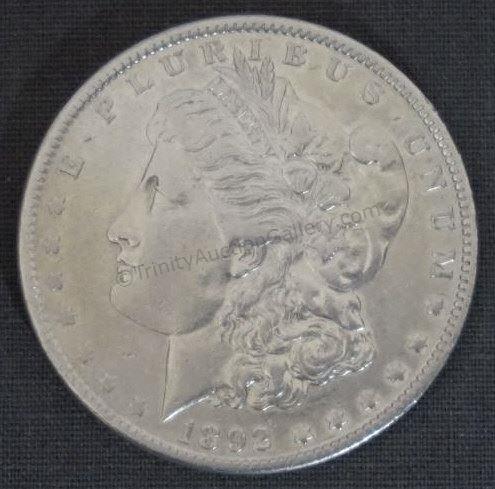 Appraisal: Morgan AU Silver Dollar In better than average excellent almost