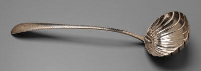 Appraisal: George III Irish Silver Ladle Dublin late th century oval