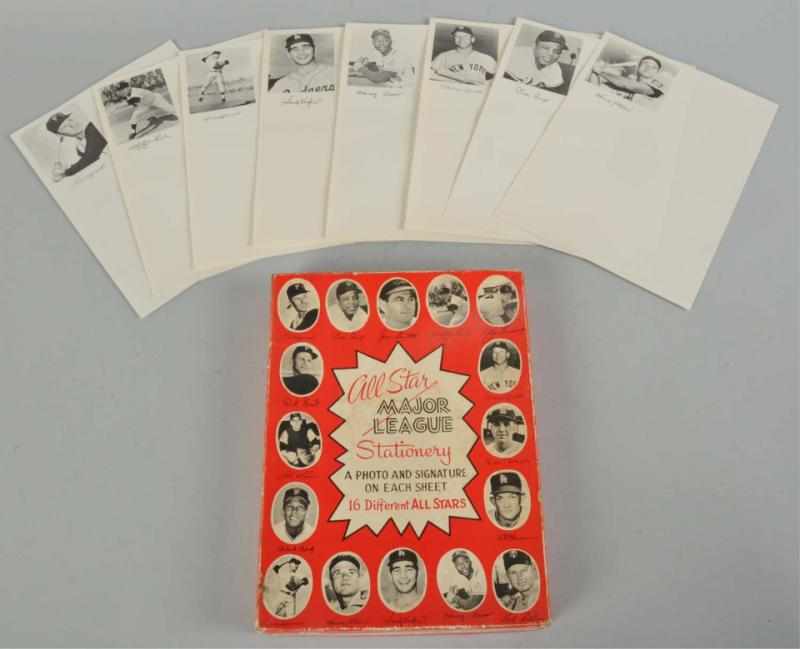 Appraisal: All Star Major League Stationary Set Description Includes original box