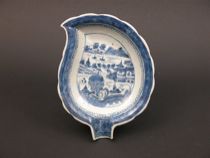 Appraisal: Chinese Export Cheroot Tray circa The cheroot tray is an