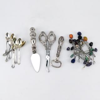 Appraisal: Grouping of Thirty Two Sterling Silver and Sterling Handled Tableware