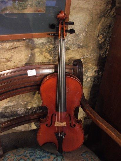 Appraisal: A GERMAN ACKERMANN LESSER VIOLIN labelled Dresden with two bows