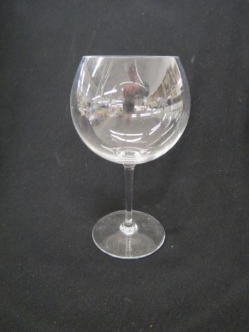 Appraisal: Baccarat Crystal Balloon Wines elegant French crystal signed