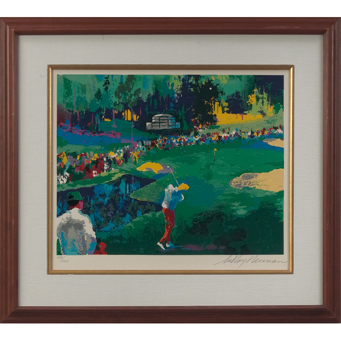 Appraisal: LeRoy Neiman American b th at Harbor Town screenprint x