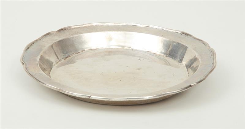 Appraisal: LATIN AMERICAN SILVER DEEP DISH Inscribed with initials x in