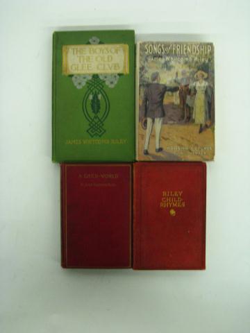 Appraisal: Four Books by James Whitcomb Riley including ''Child-Rhyme's'' with pictures