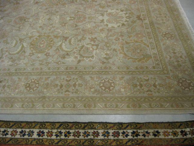 Appraisal: Oushak Handmade Chinese Room Size Rug elegant floral fine beige