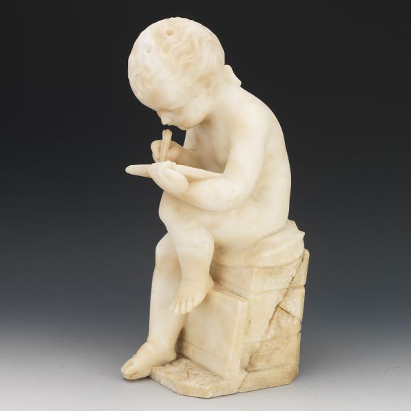 Appraisal: AFTER ANTONIO CANOVA ITALIAN - wide x tall An alabaster