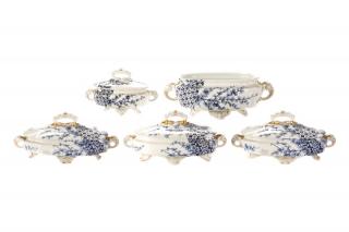 Appraisal: Royal Worcester B W Porcelain Serving Pieces Royal Worcester English