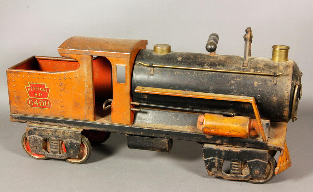 Appraisal: A - Train Pedal Car Train pedal car red and