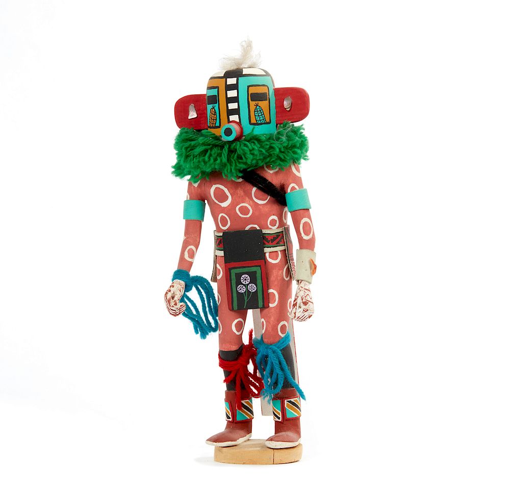 Appraisal: Hopi Spotted Corn Kachina Avachhoya Little Boy Hopi Spotted Corn