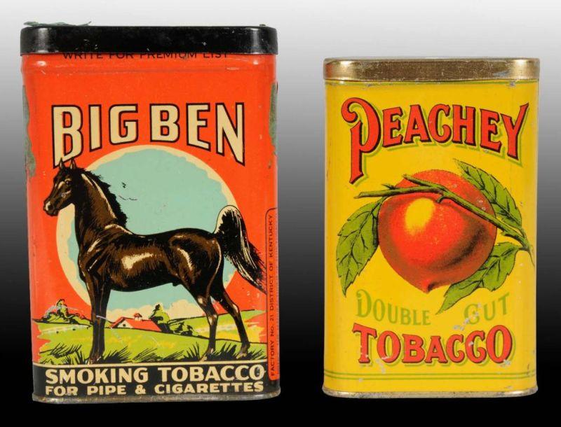 Appraisal: Lot of Tobacco Tins Description Includes one Big Ben vertical