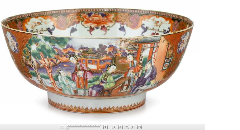 Appraisal: Large Chinese Export famille rose porcelain bowlqianlong period