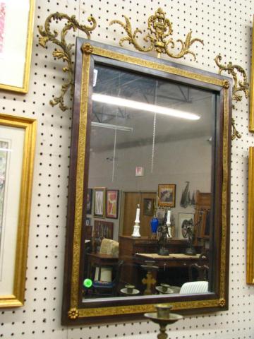 Appraisal: French Style Vintage Decorator Mirror with leaf and urn motif