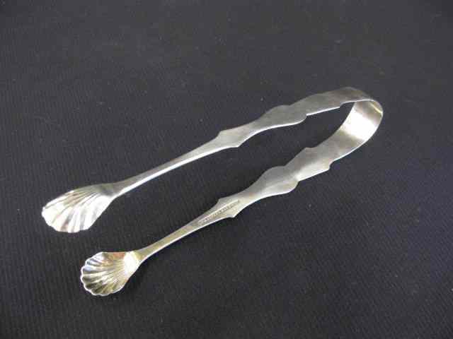 Appraisal: American Coin Silver Tongs byWhitney Baldwin '' paw ends circa