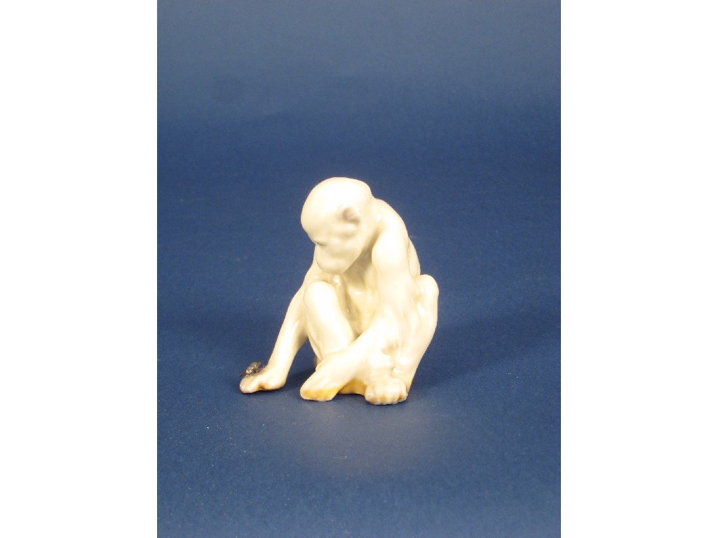 Appraisal: An early th Century Gebruder Heubach Figure of a Monkey