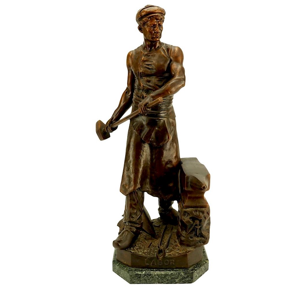 Appraisal: After Aj Scotte French - Spelter After Aj Scotte French