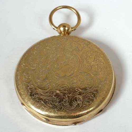 Appraisal: A Swiss Export Arnold Adams Hunter Case Pocket Watch circa