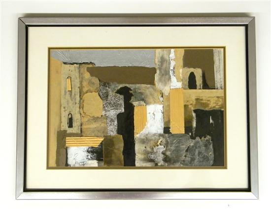 Appraisal: Margot Rosenthal Connecticut th C two works including ''Romanesque'' a