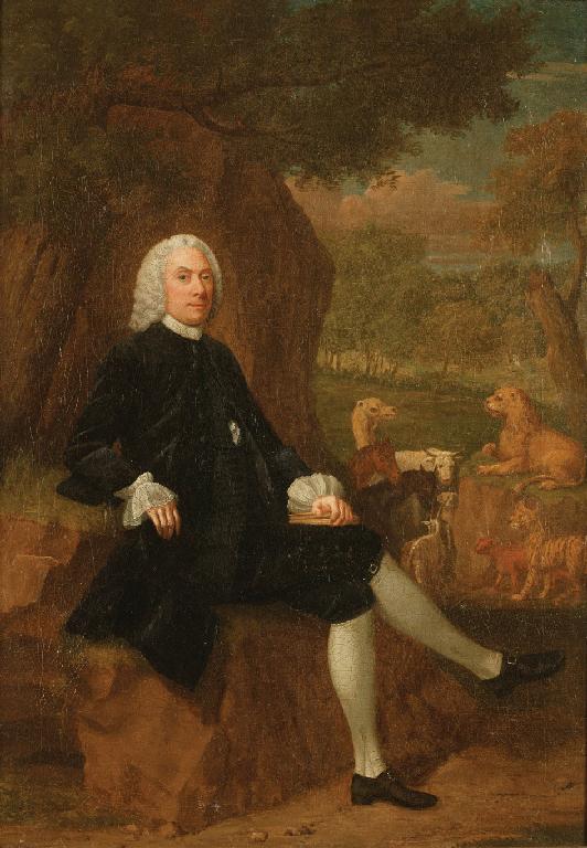 Appraisal: CIRCLE OF ARTHUR DEVIS A portrait of a gentleman sitting