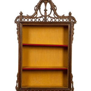 Appraisal: An Italian Louis XVI Style Walnut and Parcel Gilt Hanging