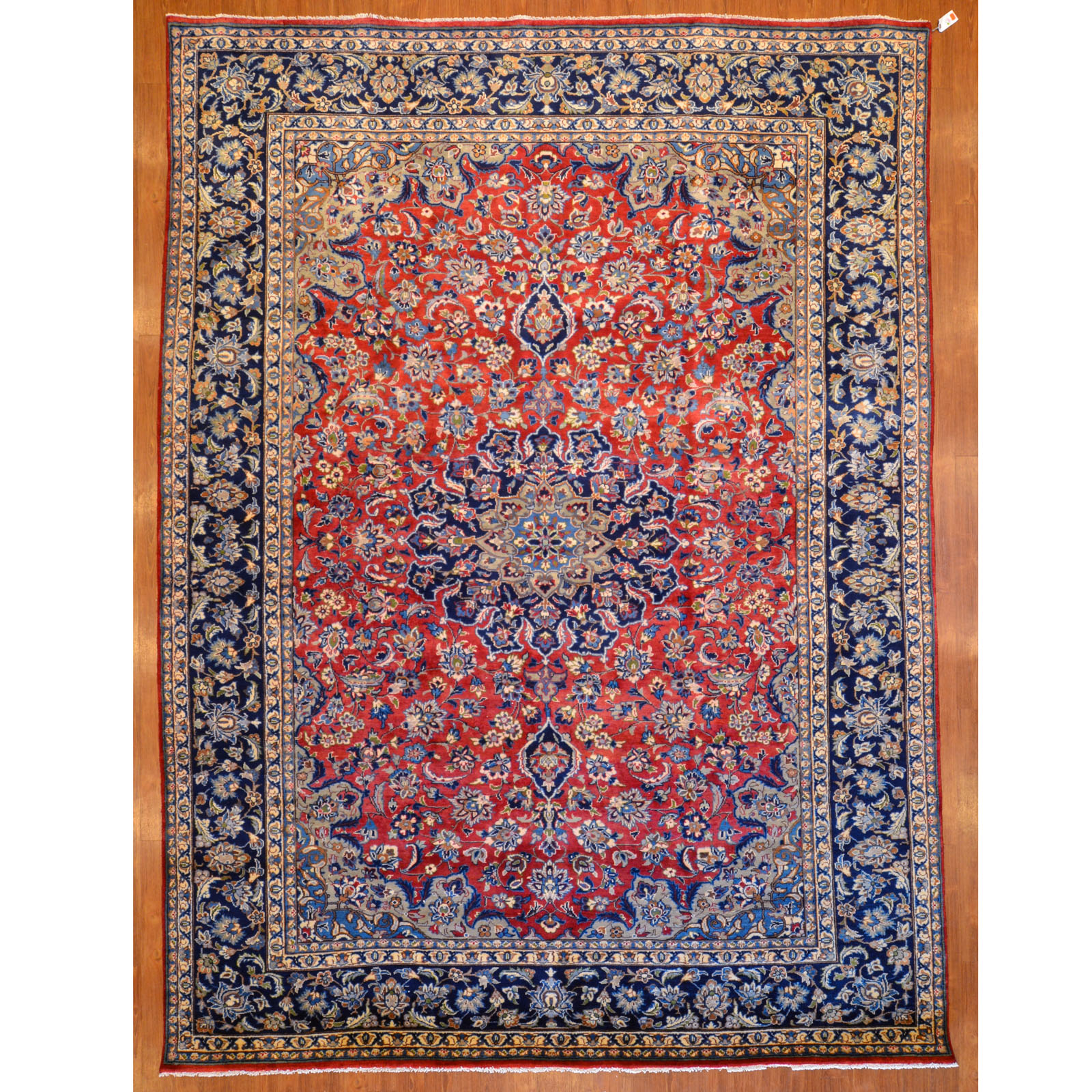 Appraisal: KASHAN CARPET PERSIA X Fourth quarter- th century hand-knotted wool