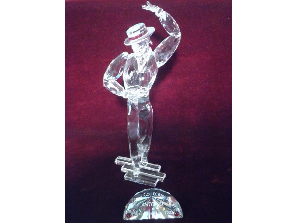 Appraisal: A Swarovski Silver Crystal figure 'Antonio' in fitted box complete