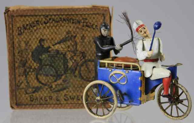 Appraisal: LEHMANN BAKER AND CHIMNEY SWEEP Boxed example a scarce toy