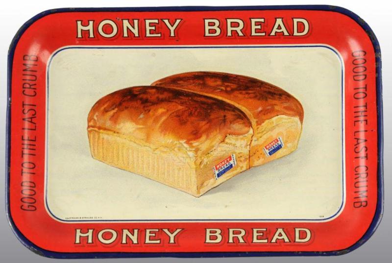 Appraisal: Honey Bread Tip Tray Description Manufactured by Kaufman and Strauss