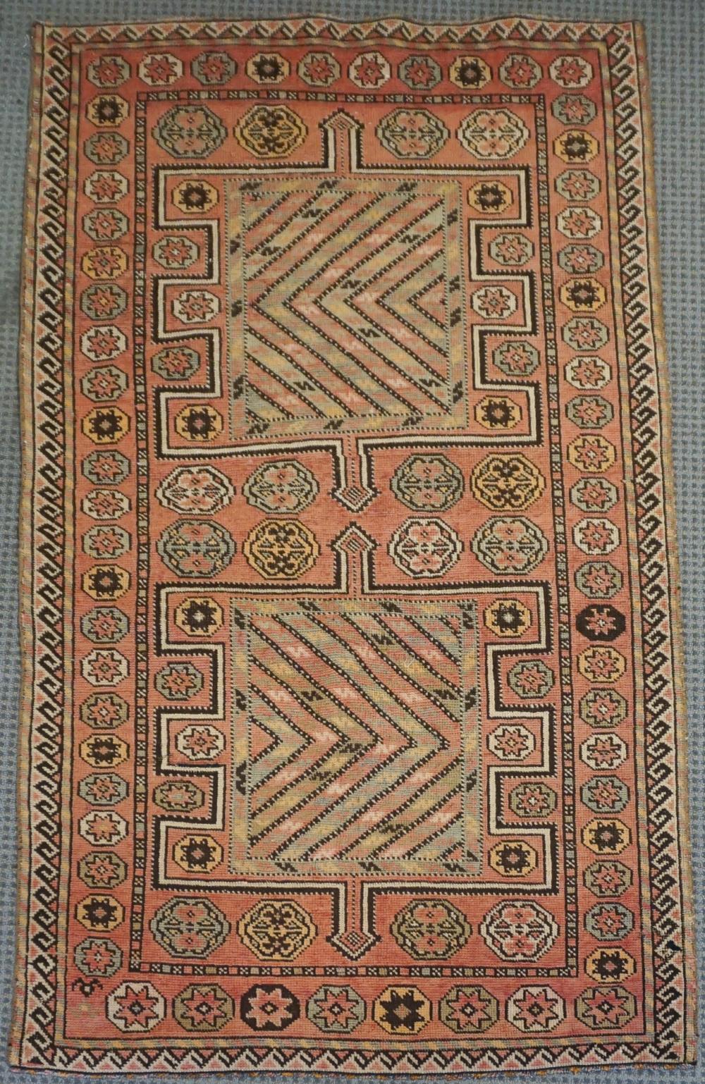 Appraisal: TURKISH RUG FT IN X FT INTurkish Rug Dimensions ft