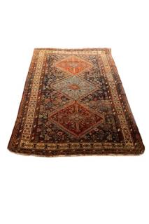 Appraisal: Hand Woven Persian Tribal Rug Wool Iran Tribal and geometric