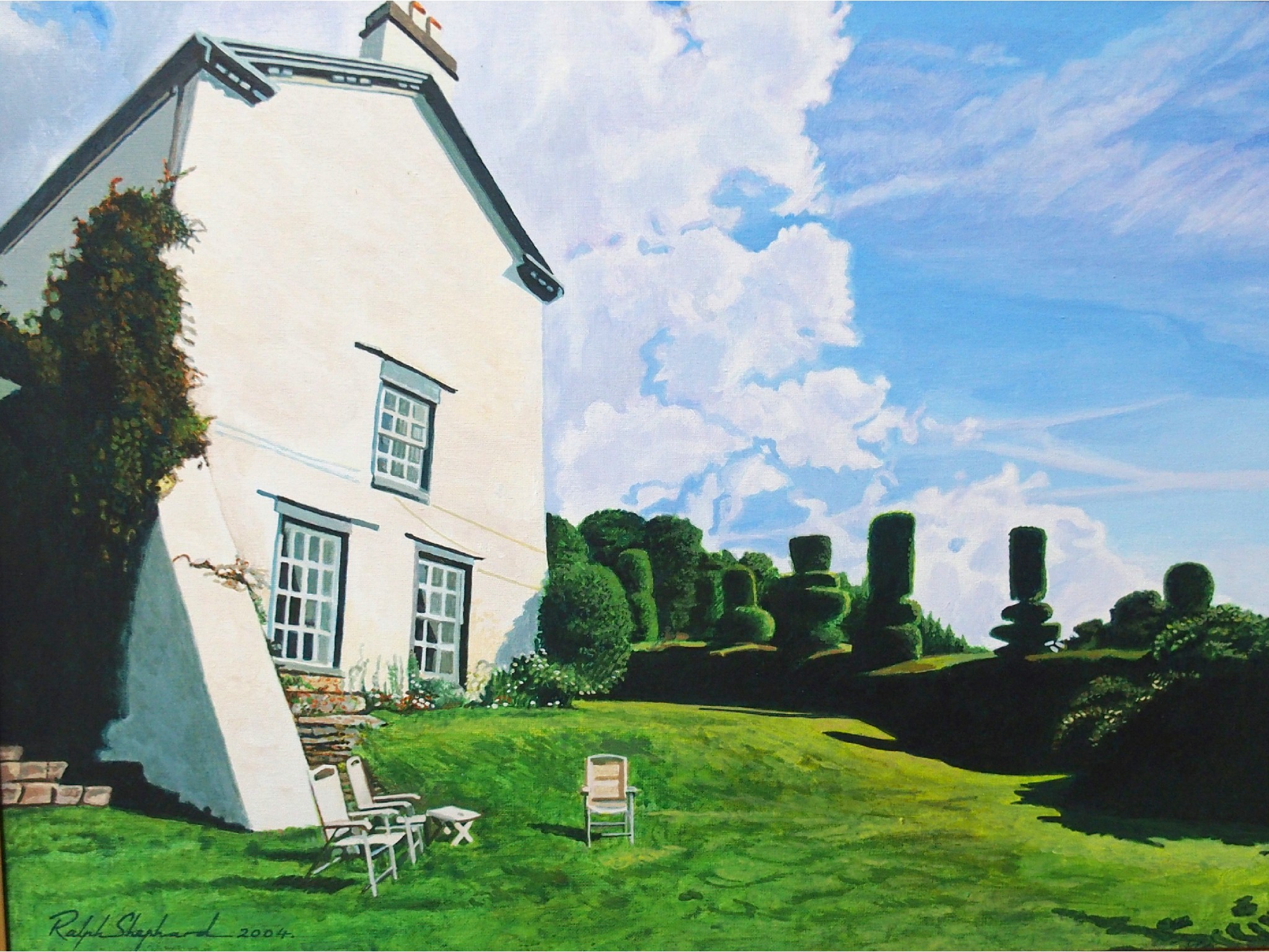 Appraisal: RALPH SHEPHARD Low Graythwaite Hall signed and dated acrylic on