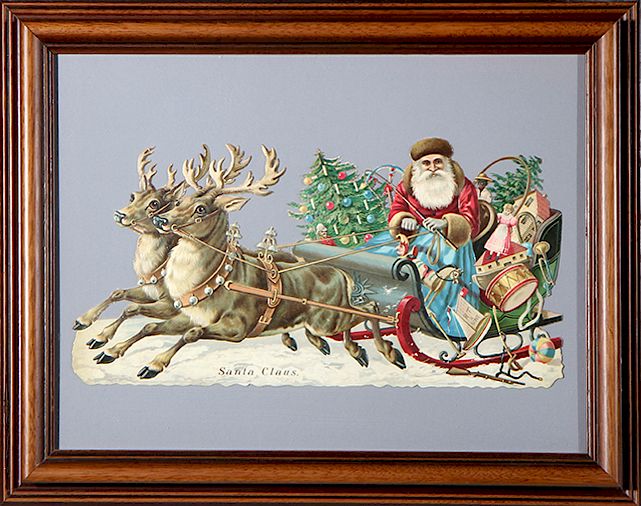 Appraisal: Die-cut Santa Claus Exclusive on Bidsquare A German turn of