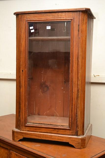 Appraisal: A VICTORIAN GLAZE MUSIC CABINET af