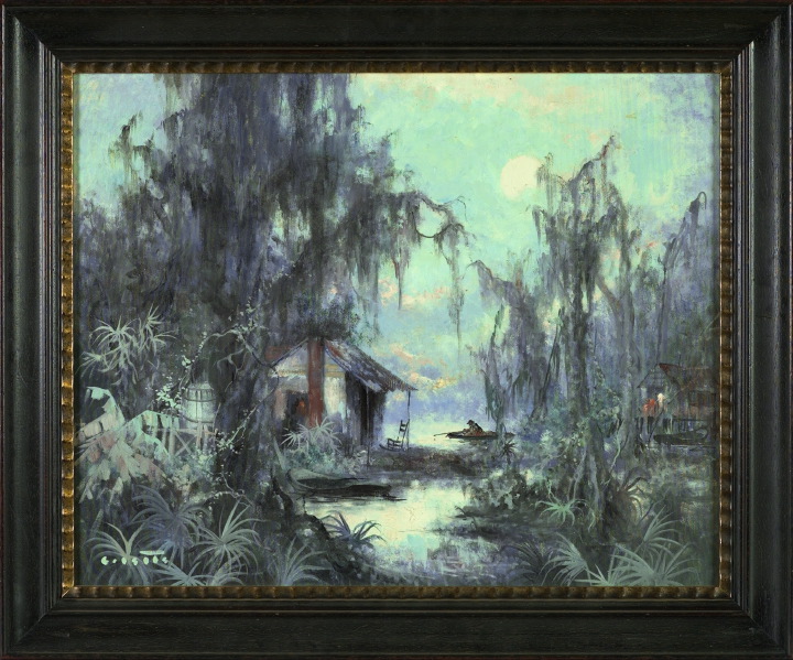 Appraisal: Colette Pope Heldner American New Orleans - Swamp Idyl Louisiana