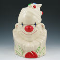 Appraisal: McCoy Clown bust cookie jar with cold-painted highlights Marked McCoy