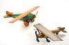 Appraisal: TOYS - Lot of planes consisting of a rolled steel