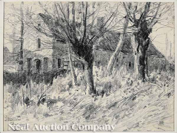 Appraisal: Gaines Ruger Donoho American Mississippi - City pencil on paper