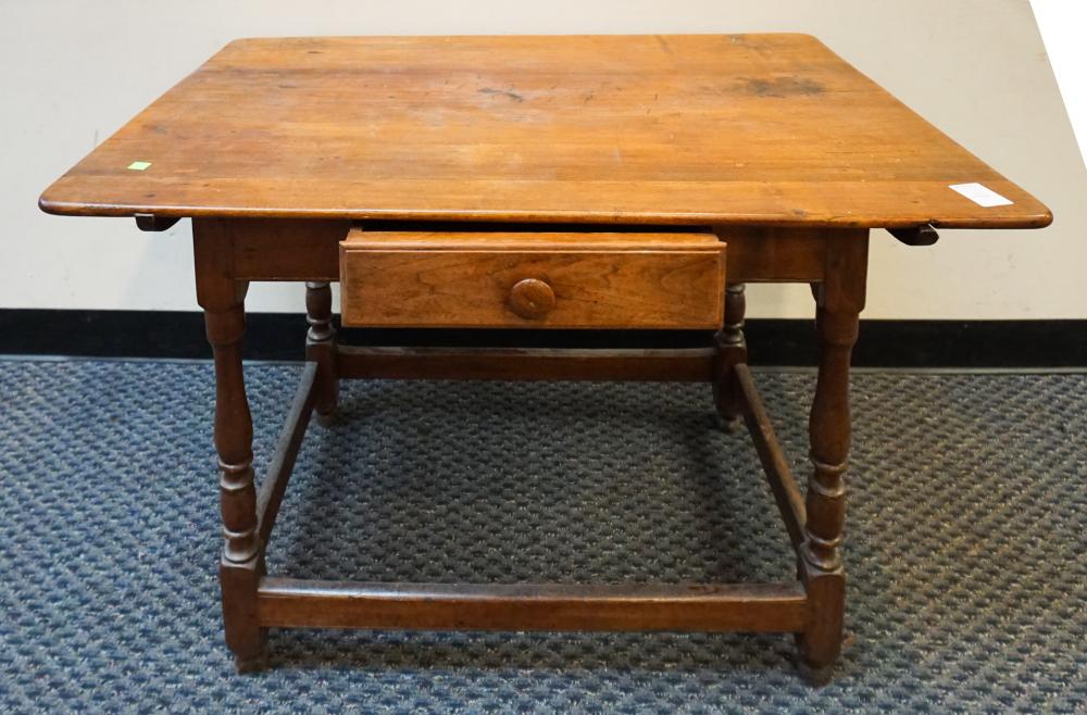 Appraisal: EARLY AMERICAN STYLE WALNUT TILT-TOP TABLE X X IN X