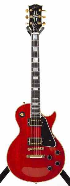 Appraisal: Gibson Les Paul CustomFinish Red Serial Number CR Chambered chambered