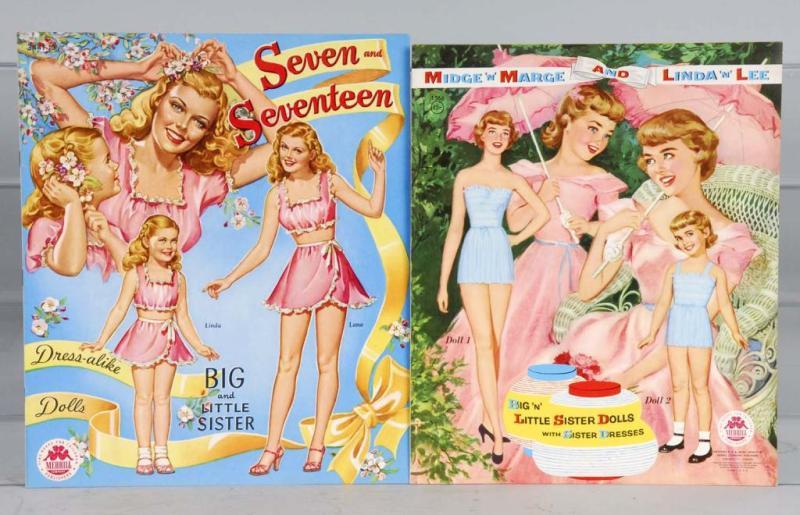 Appraisal: Lot of Merrill Paper Doll Sets Description Circa s Includes