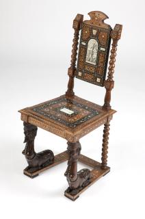 Appraisal: An Italian Renaissance Late th early th century of walnut