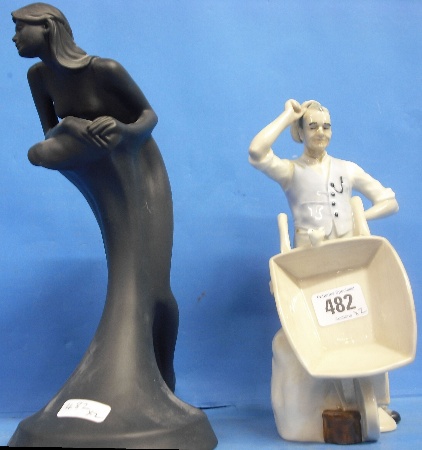 Appraisal: Royal Doulton Black Images Figure Free Spirit HN and Reflections