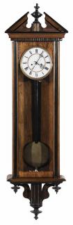 Appraisal: Walnut and Part Ebonized Vienna Regulator Clock Continental th century