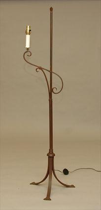 Appraisal: Baroque-Style Gilt Picket-Form Modern Floor Lamp