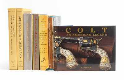 Appraisal: Nine Gun Reference Books Lot includes Arms and Makers of